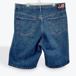 Ralph Lauren Polo Jeans Company Mens Denim‎ Banner Shorts Size 38 Blue